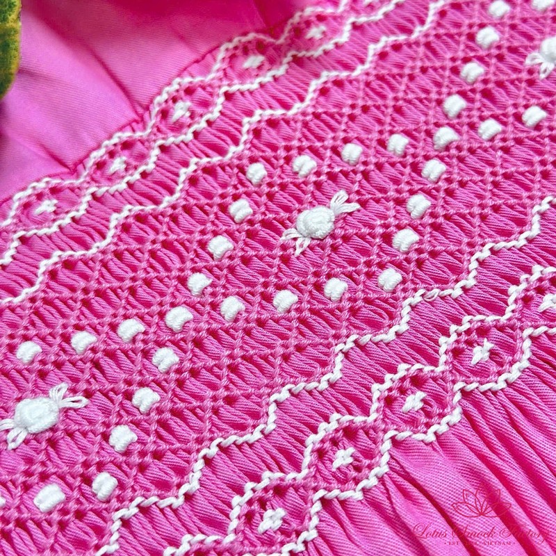Pink Dress Wholesale Smocked Clothing