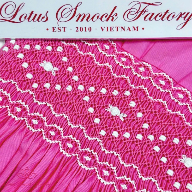 Pink Dress Wholesale Smocked Clothing
