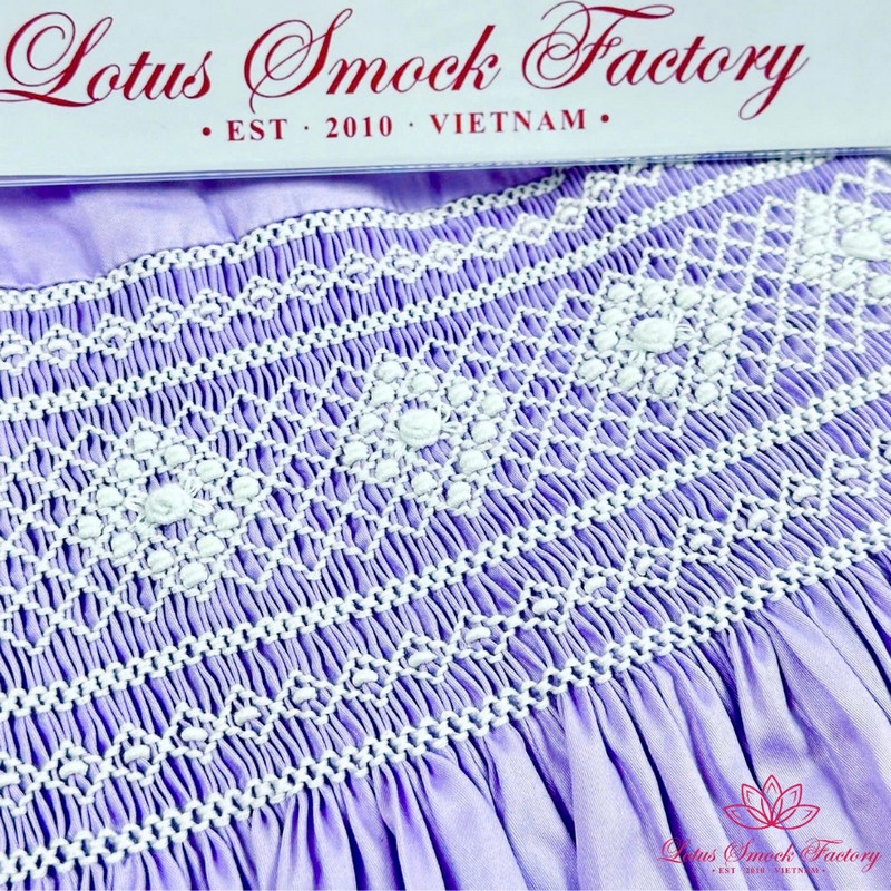 Purple Dress Wholesale Smocked Clothing
