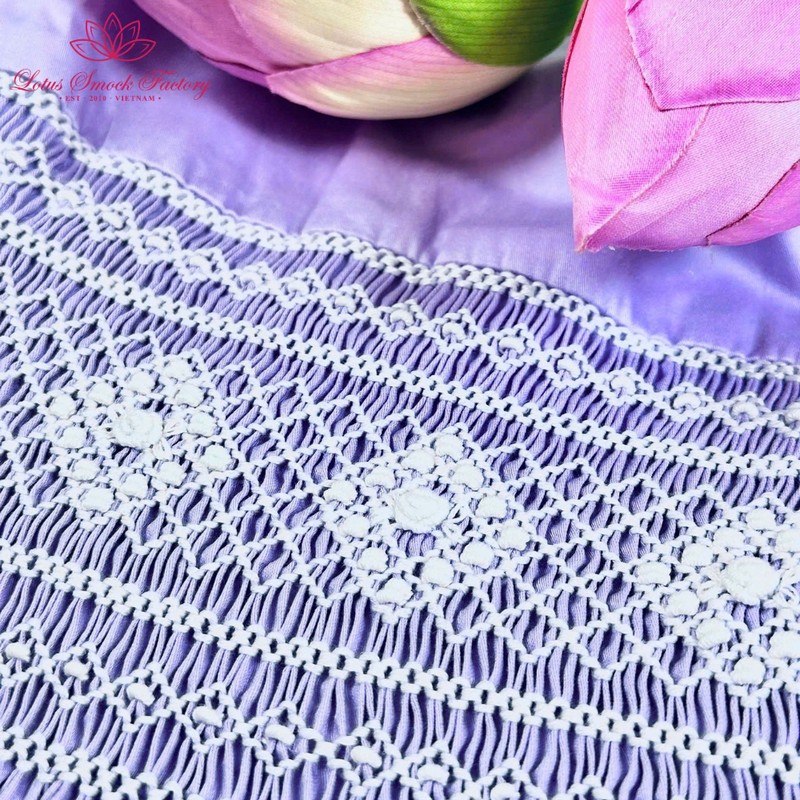 Purple Dress Wholesale Smocked Clothing
