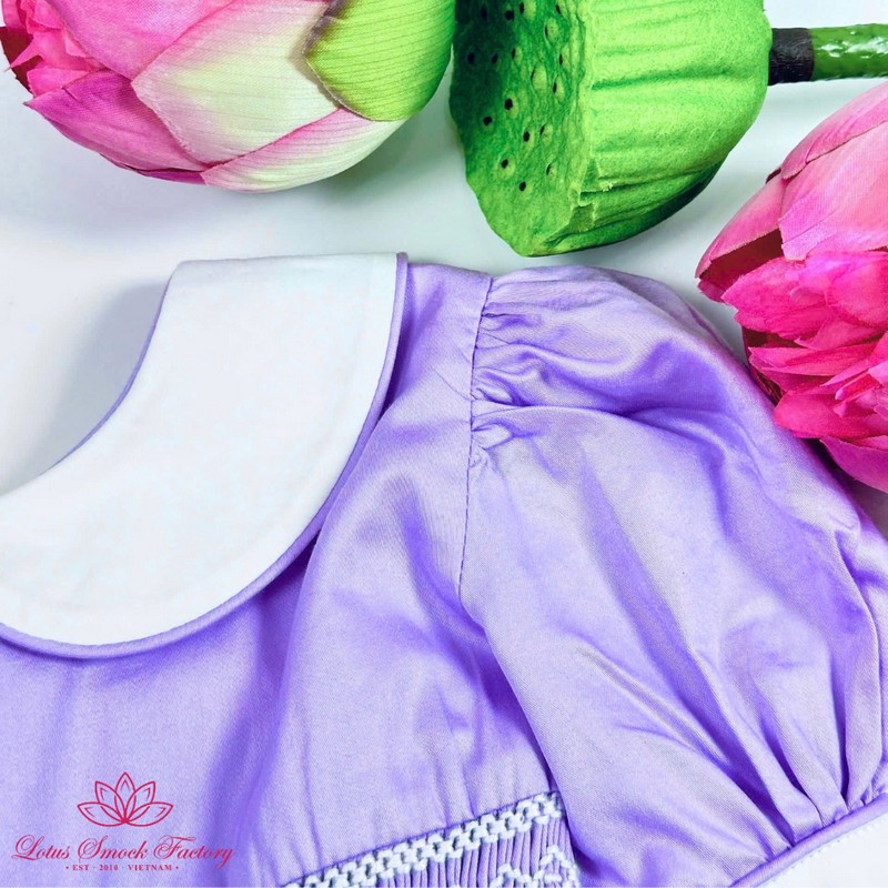 Purple Dress Wholesale Smocked Clothing