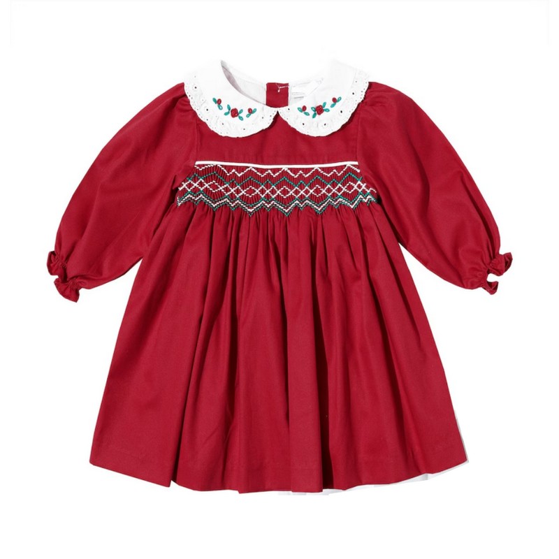 Christmas Themed Dress Wholesale Smocked Clothing
