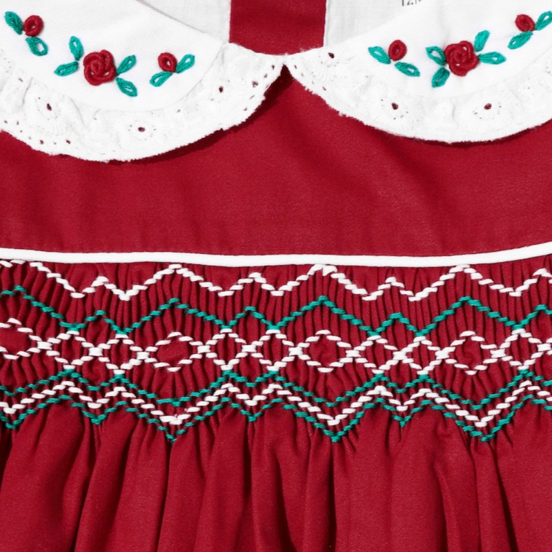 Christmas Themed Dress Wholesale Smocked Clothing