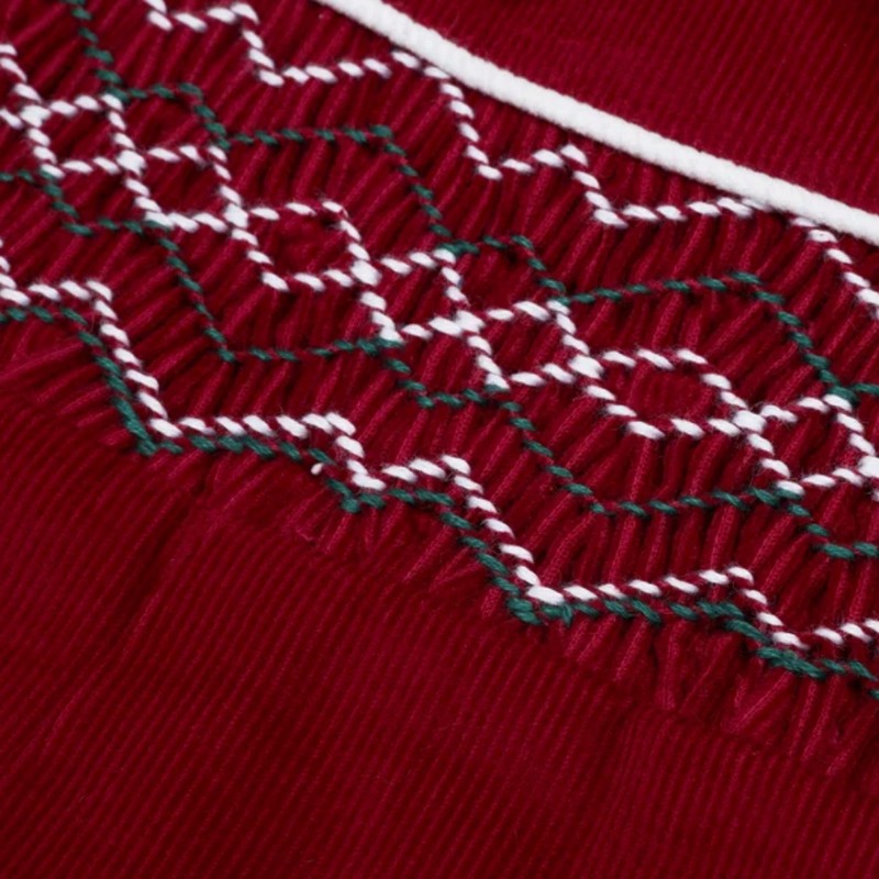 Christmas Themed Romper Wholesale Smocked Clothing