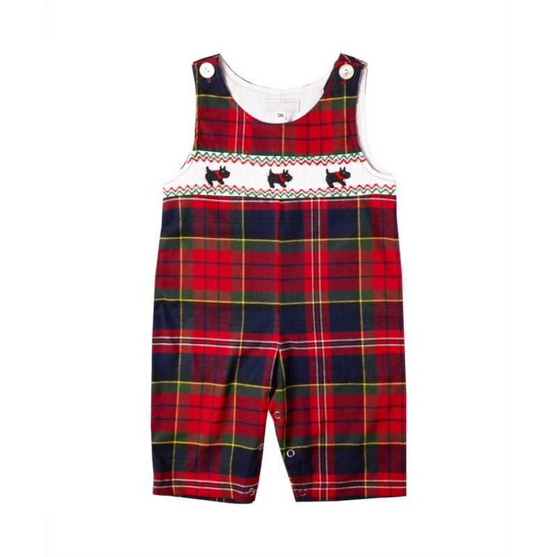 Cute Dog Longall Wholesale Smocked Clothing