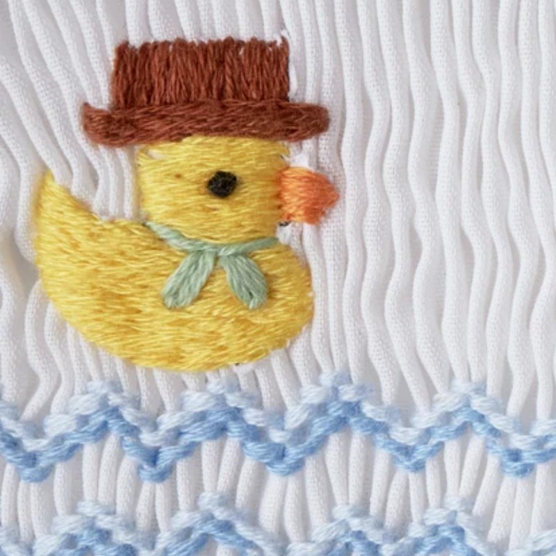 Duck Romper Wholesale Smocked Clothing