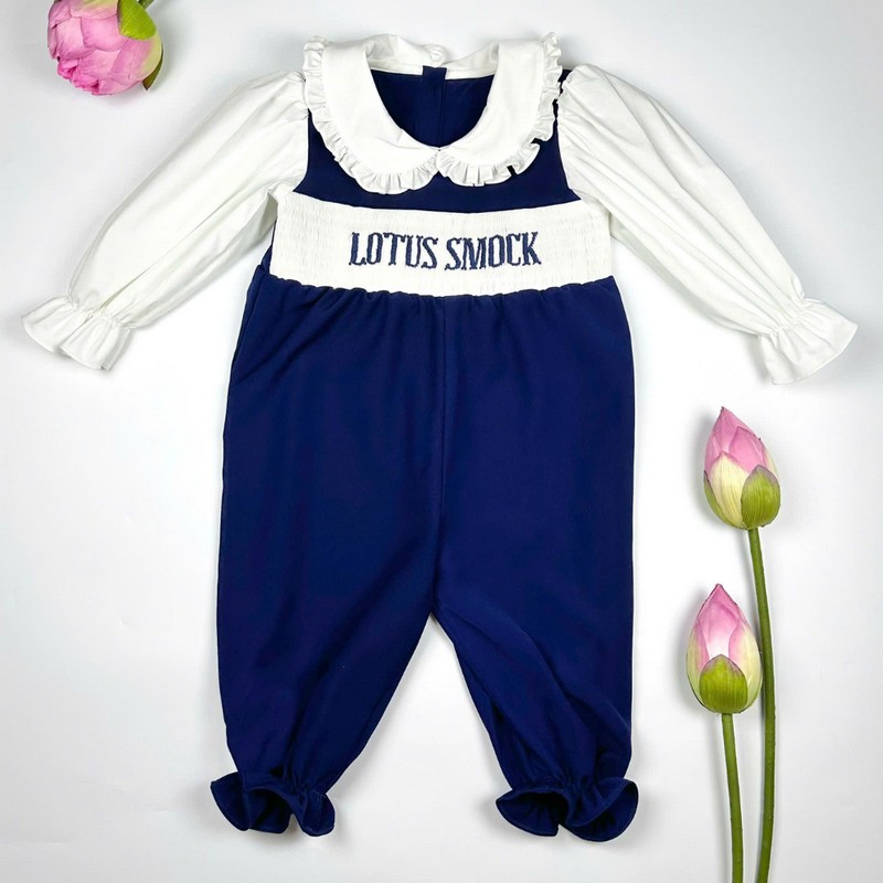 Lotus Smock Romper Wholesale Smocked Clothing