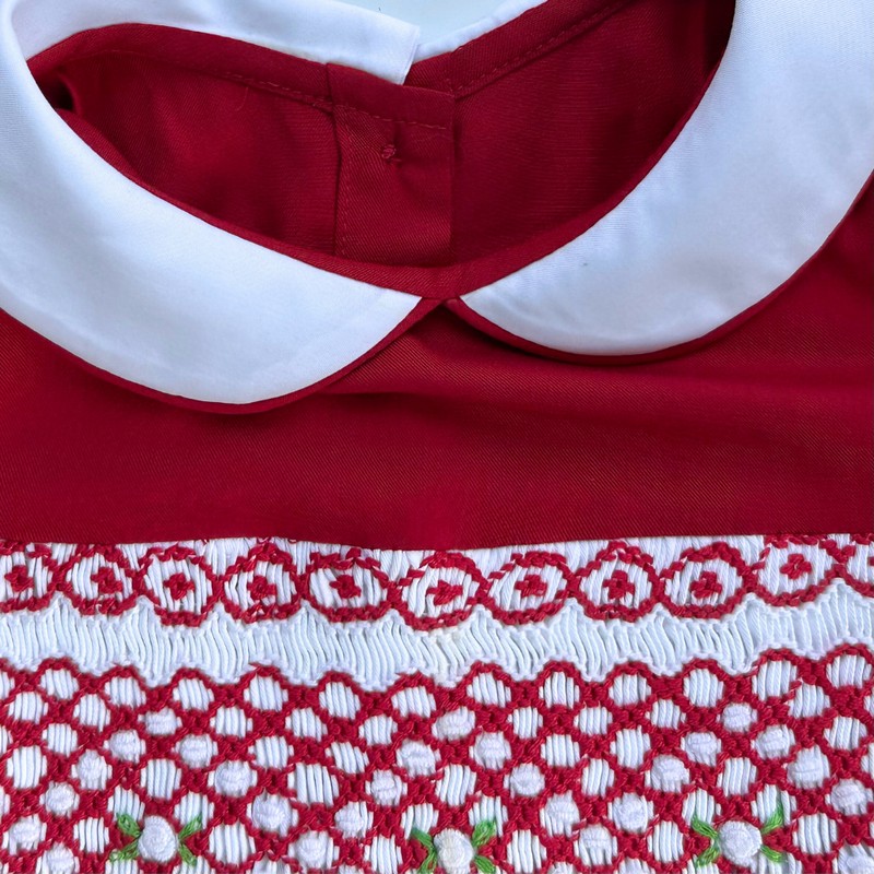 Red Dress Wholesale Smocked Clothing