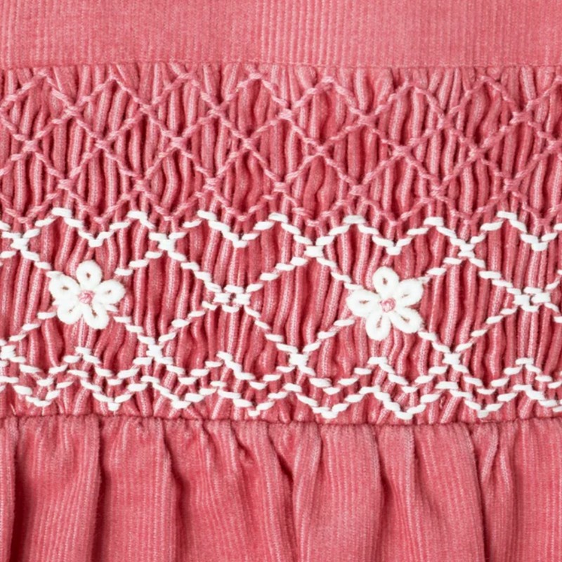 Red Orange Romper Wholesale Smocked Clothing