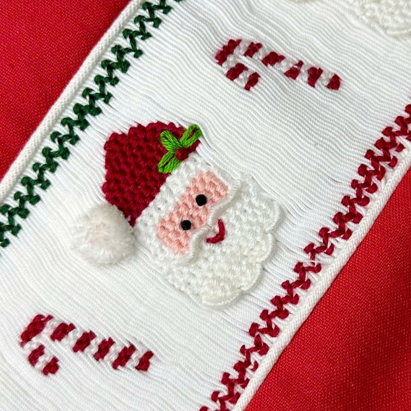 Santa Claus Bubble Wholesale Smocked Clothing