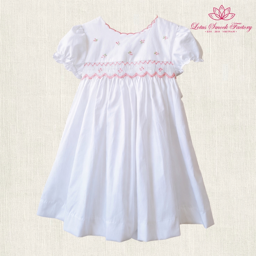 Cherry Smocked Dress Wholesale Smocked Clothing