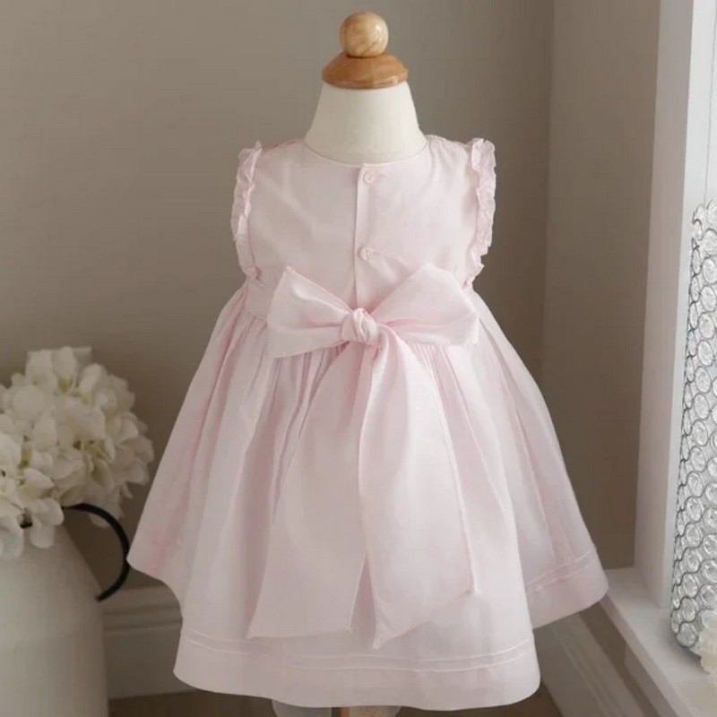 Smocked Mother Day Outfit 2026 Pink Rose Dress Wholesale Smocked Clothing