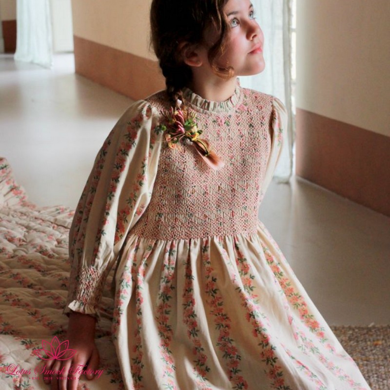 Smocked Mother Day Outfit 2025 Vintage Rosie Dress Wholesale Smocked Clothing