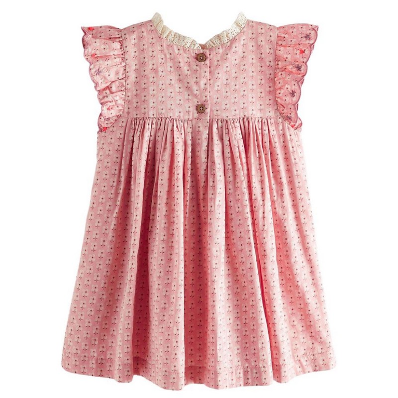 Smocked Valentine Dress 2026 Vintage Pink Dress Wholesale Smocked Clothing