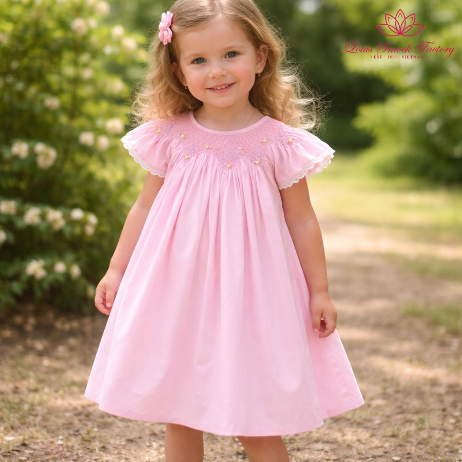 Spring Garden Smocked Bishop Wholesale Smocked Clothing
