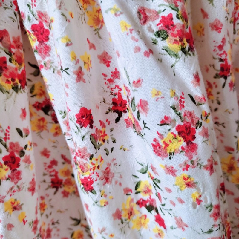 Spring Summer Dress 2026 Floral Geometric Smocked Dress Wholesale Smocked Clothing