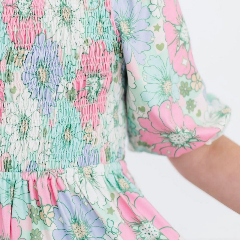 St Patrick Dress 2026 Floral Dress Wholesale Smocked Clothing