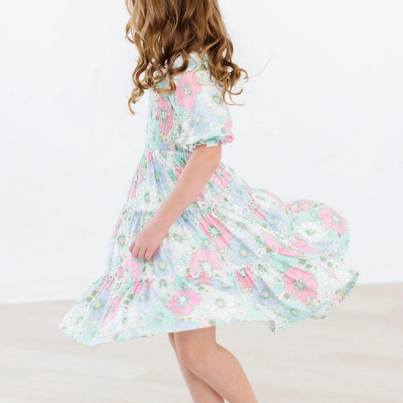 St Patrick Dress 2026 Floral Dress Wholesale Smocked Clothing