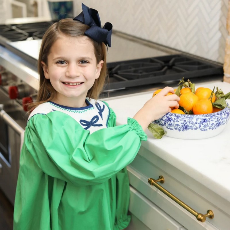 St Patrick Dress 2025 Green Bow Dress Wholesale Smocked Clothing