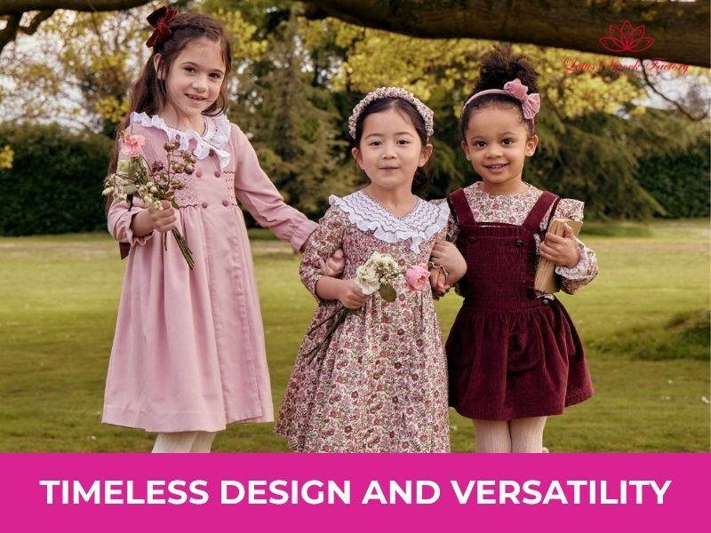 timeless design and versatility of smocked dress 3T