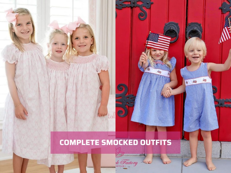 Completed Smocked Outfits