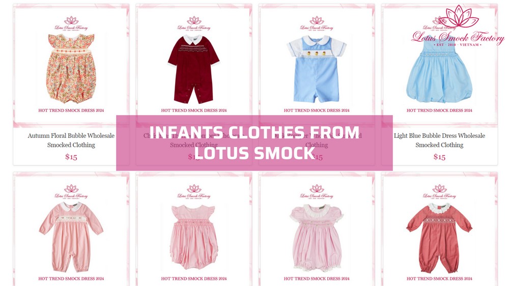 Smocked dresses from Lotus Smock