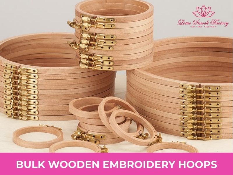bulk wooden embroidery hoops