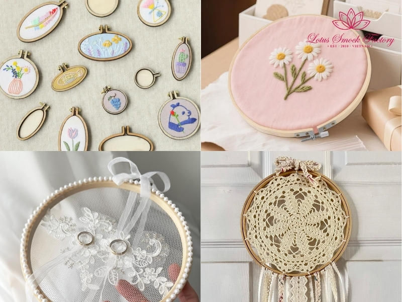 bulk wooden embroidery hoops