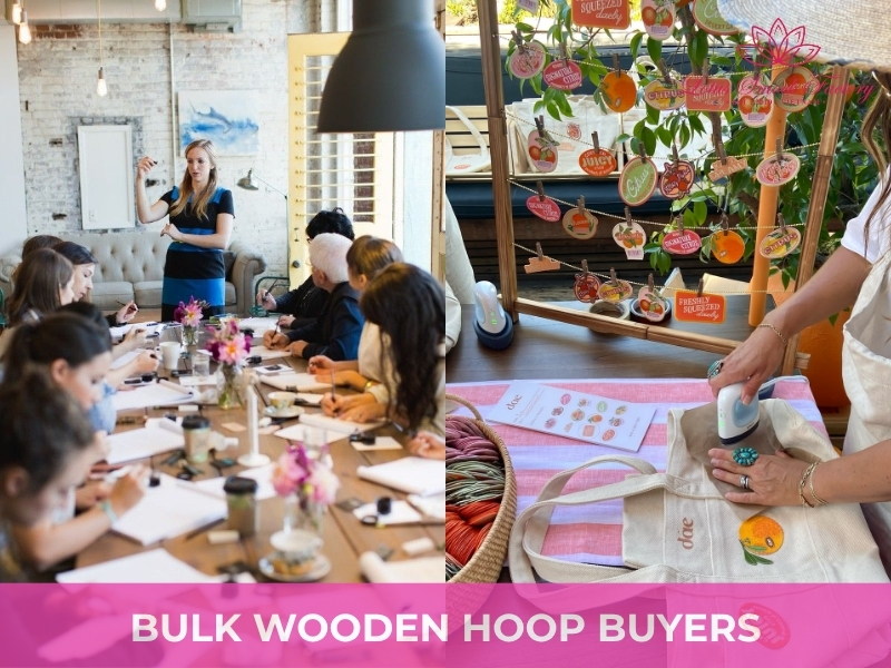 bulk wooden embroidery hoops