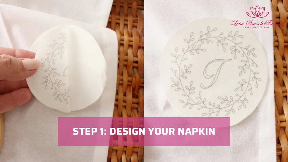 How to Embroider Napkins