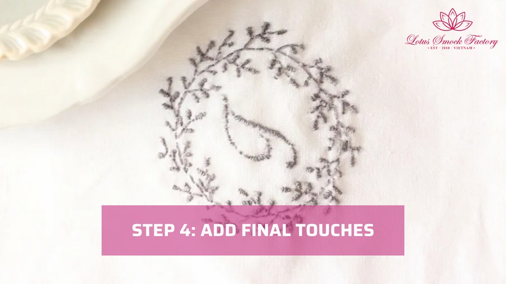 How to Embroider Napkins