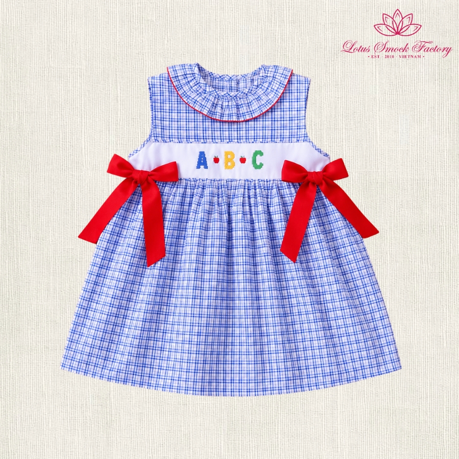 ABC Sibling Set Wholesale Smocked Clothing
