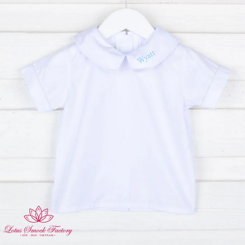 Back to School Outfit 2026 Apple Smocked Shortall Wholesale Smocked Clothing