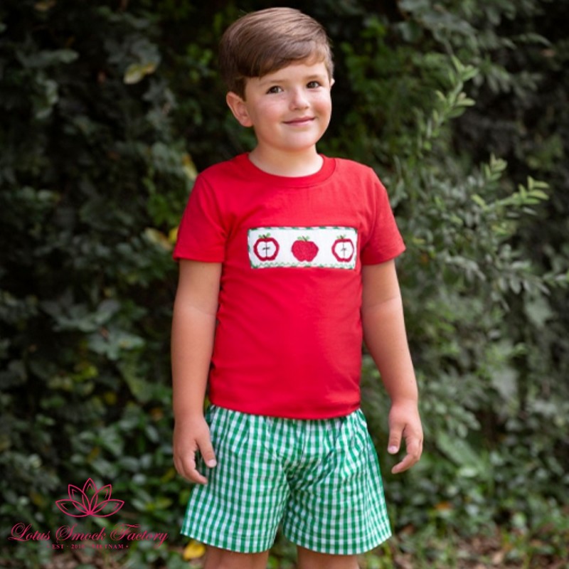 Back to School Outfit 2026 School Smocked Set Wholesale Smocked Clothing