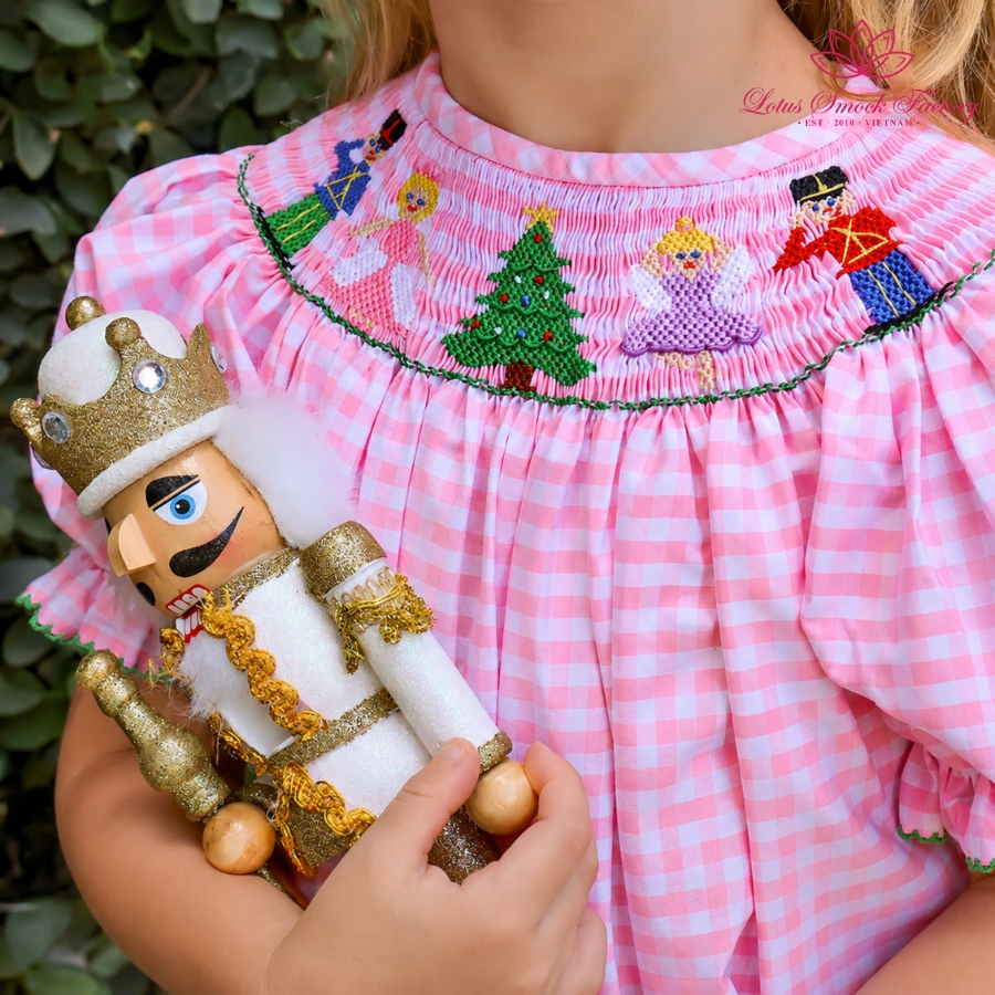 princess smocked bishop dress White Smocked Heirloom Bishop Dress