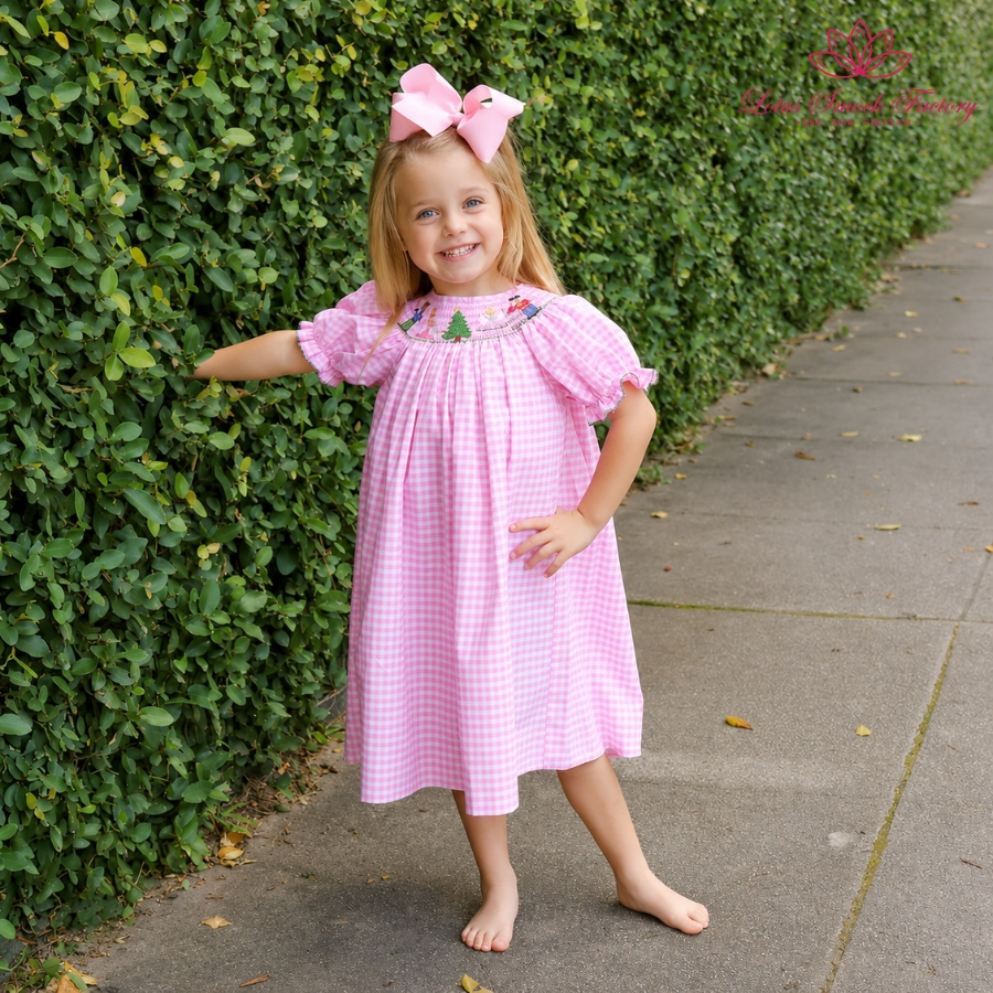 pink smocked bishop dress Feltman Brothers Baby / Toddler Girls Smocked Bishop Dress - Pink