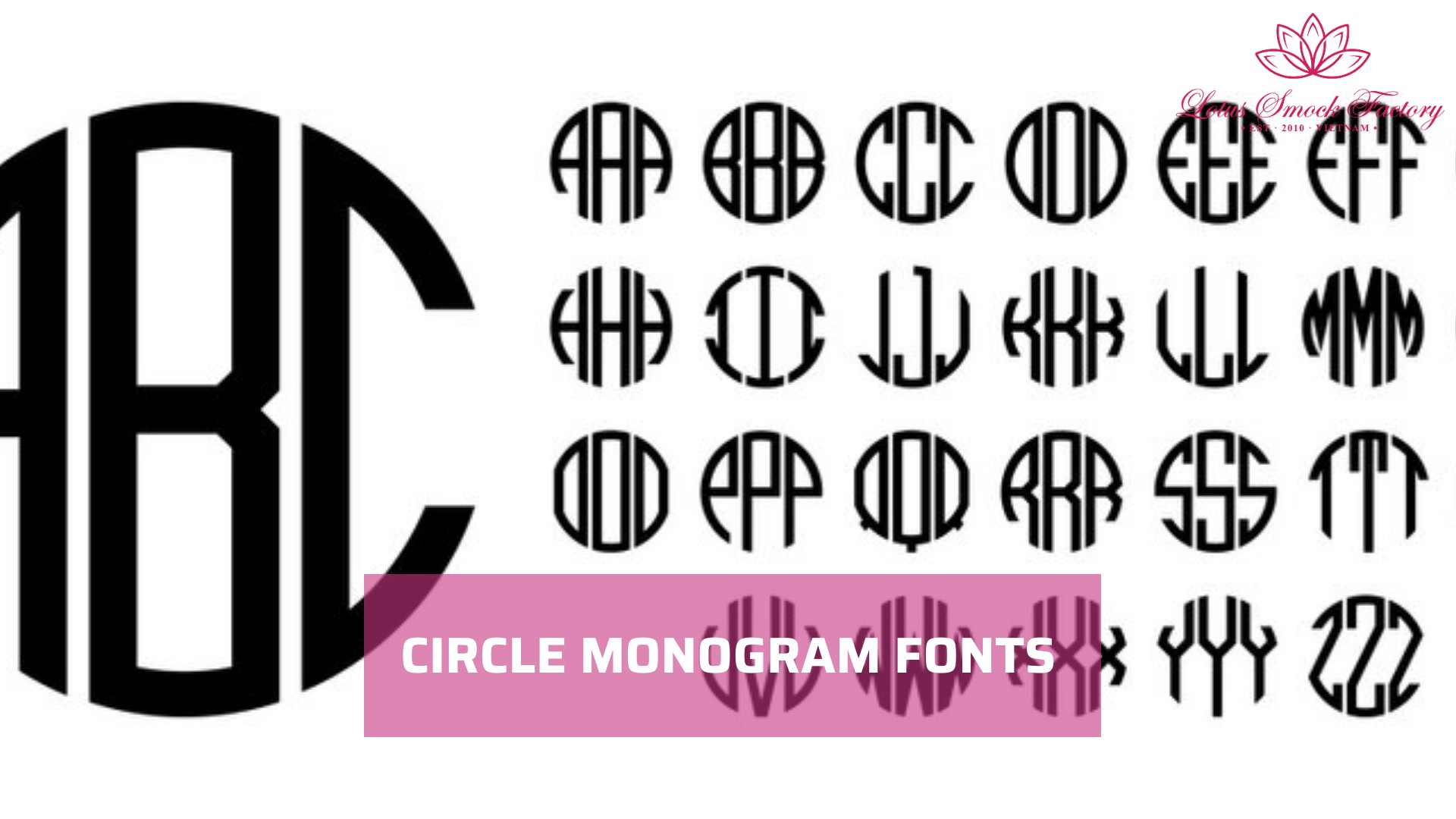 Circle Monogram