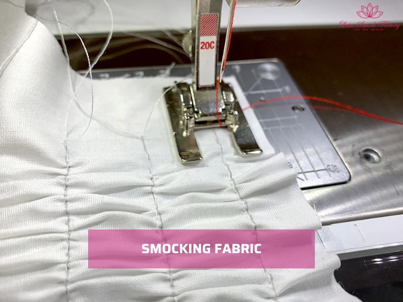 How to smock fabric on a sewing machine