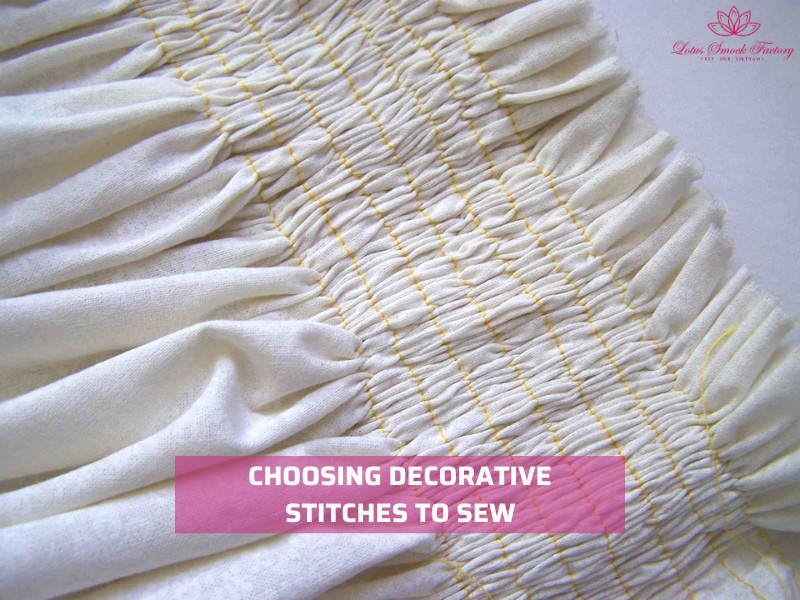 How to smock fabric on a sewing machine