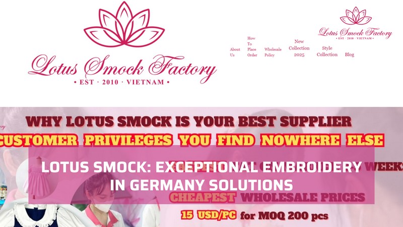 Embroidery in Germany