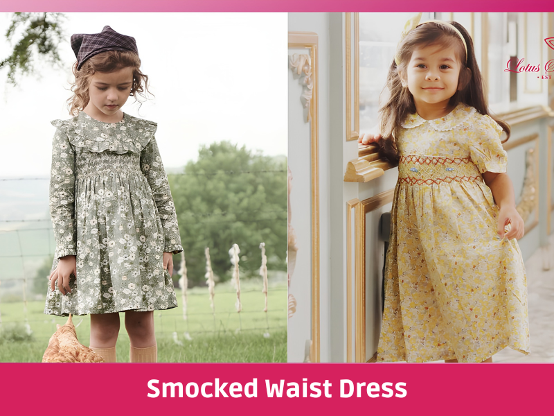 smocked waist dress