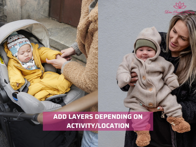 Add layers depending on activity/location