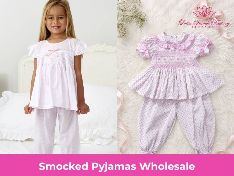 Smocked Pyjamas Wholesale
