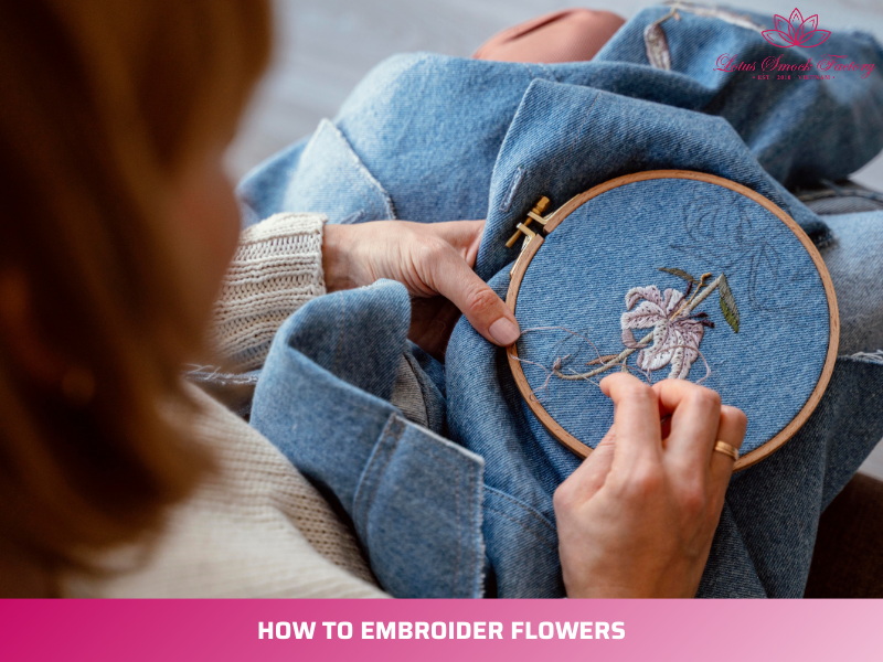 How to Embroider Flowers