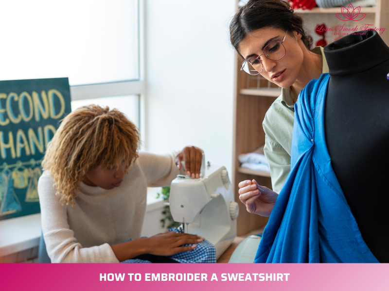 How to Embroider a Sweatshirt