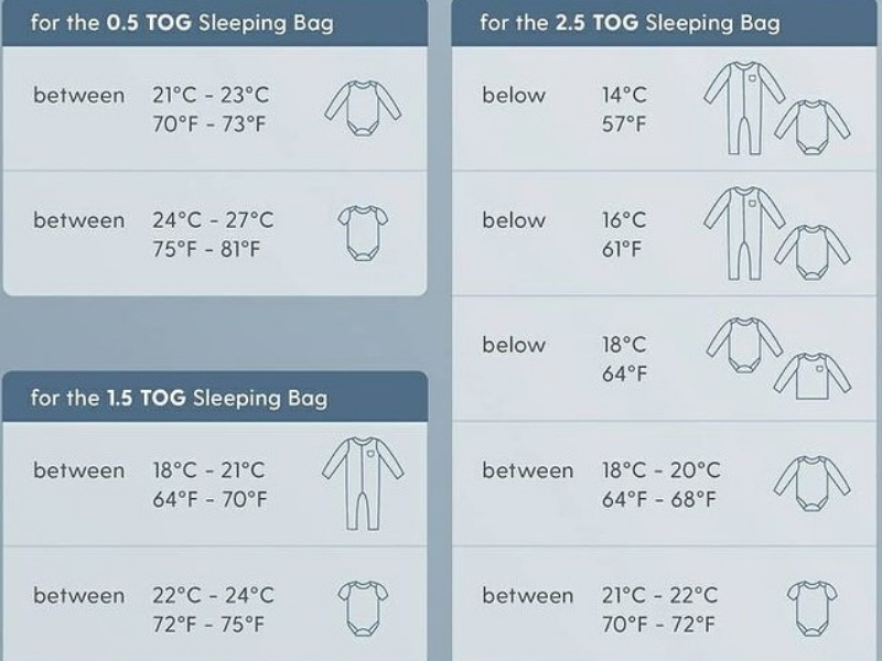 TOG-rated sleep sack