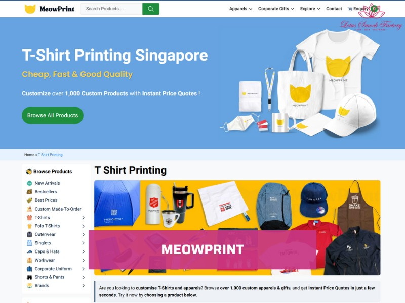 customised embroidery singapore