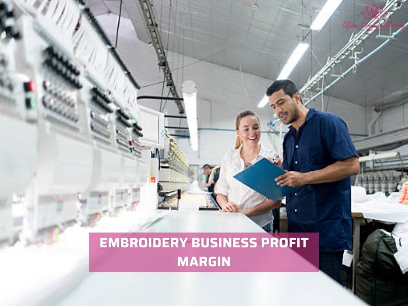 embroidery business profit margin