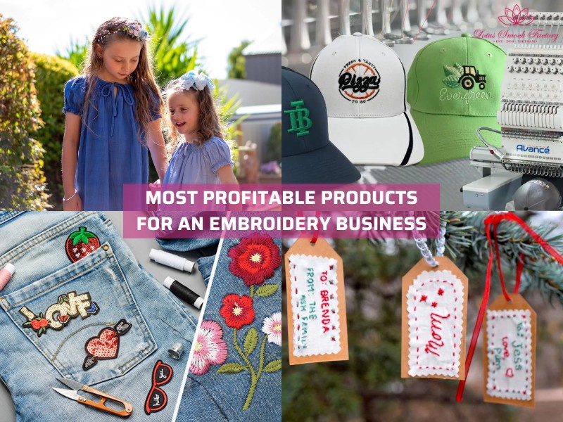 embroidery business profit margin