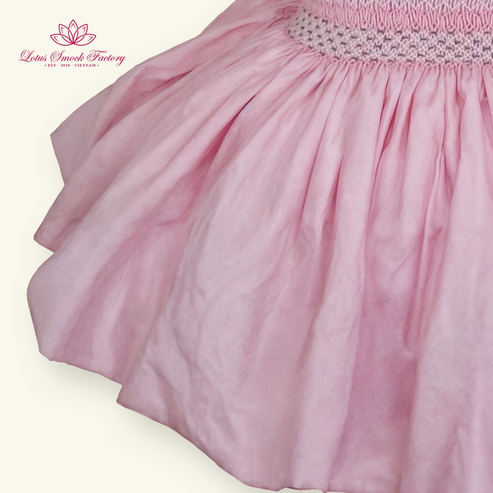Royal Pink Smocked Dress Wholesale Smocked Clothing